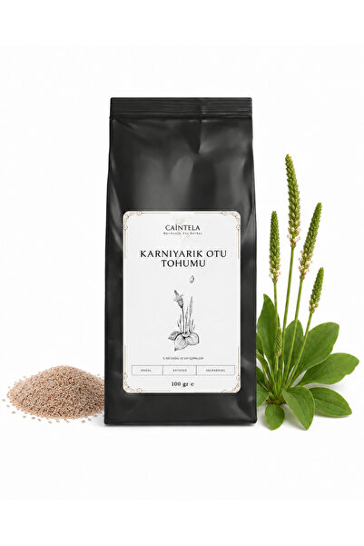 caintela Karnıyarık Otu Tohumu (Öğütülmemiş) 100 Gram (Plantago psyllium)