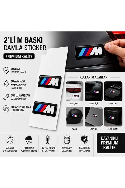 İZMOTTO M BASKI 2 Lİ DAMLA