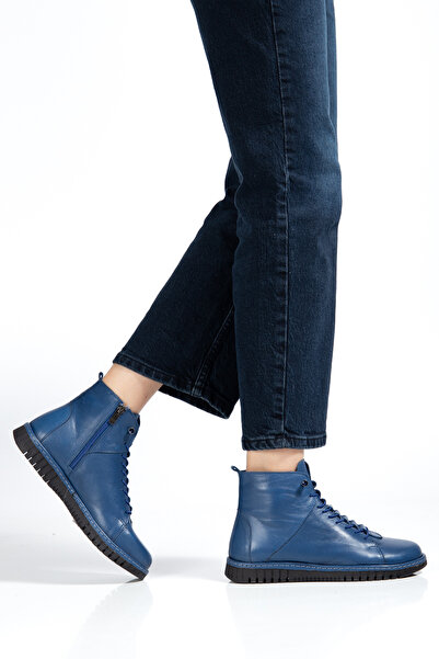 Elile Shoes Ankle Boots - Blue - Casual
