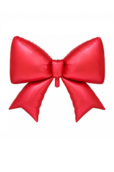 Bunloon Red Bow Foil Balloon 98X75 cm 1 Piece Birthday Party Decoration