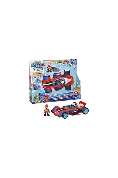 Hasbro Masinuta PJ Masks Flash Cruiser cu lumini si sunete, 2 figurine inclus...