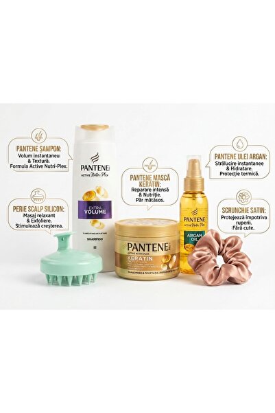 Generic Brand Set Cadou Rutină Completă pentru Îngrijirea Părului: Pro-V Acti...