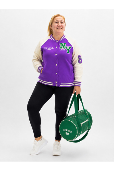 Trieste Μπουφάν plus size - Πολύχρωμο - Oversize