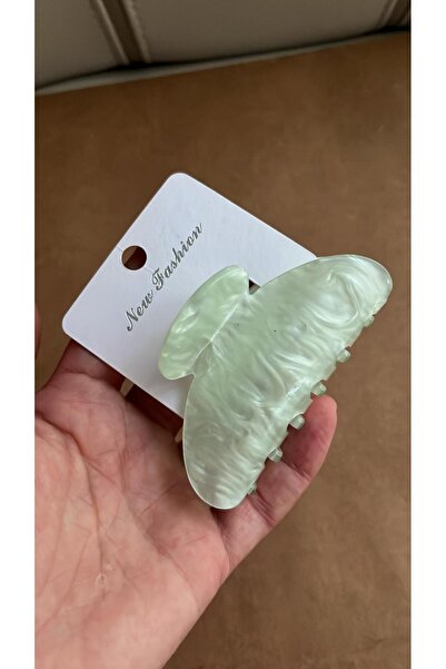 ZRN AKSESUAR Hair Clips - Green - Plain
