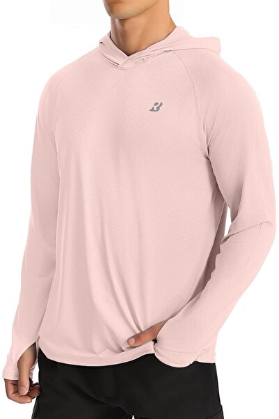 GENERAL Rodbox Men's Uv Sun Protection Long Sleeve Hooded T-Shirts Sun Protec...