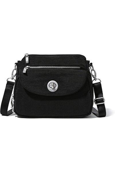 Baggallini شنطة كروس كاليه للنساء، مقاس 25×18 سم، خفيفة الوزن ومقاومة للماء م...