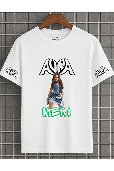 lovver Aura Grup Meri Özel Tasarım Premium Baskı %100 Pamuk Tişört