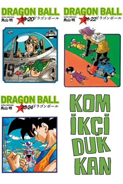 Gerekli Şeyler Yayıncılık DRAGON BALL 19&20-21&22-23&24 SET (KD 3 KİTAP GEREK...