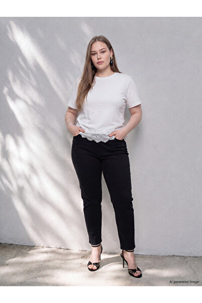 LC Waikiki Plus Size Slim Fit Women's Jean Trousers