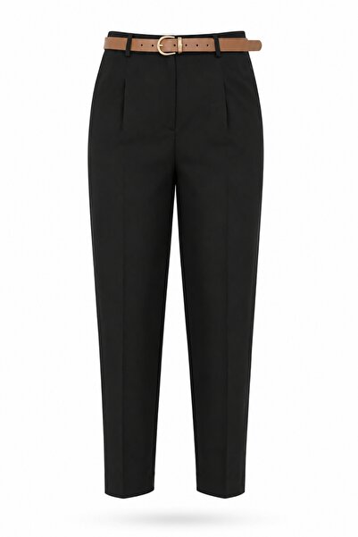 5in1Canpolat Trousers - Black - Carrot pants