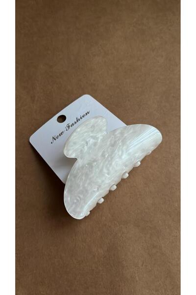 ZRN AKSESUAR Hair Clips - White - Plain