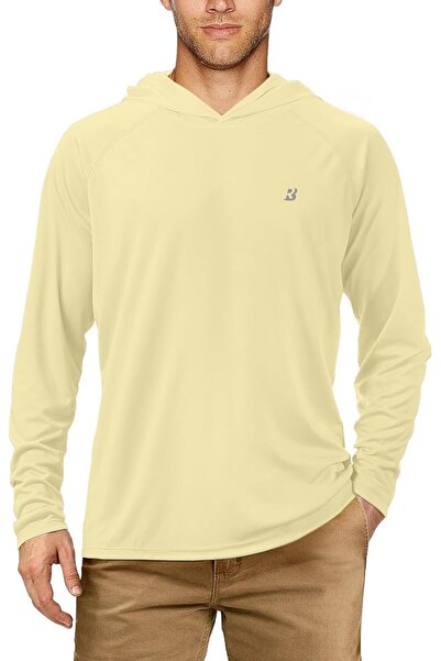 GENERAL Rodbox Men's Uv Sun Protection Long Sleeve Hooded T-Shirts Sun Protec...