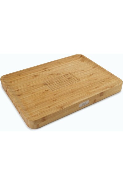Joseph Joseph Cut&Carve Plus Büyük Bambu Kesme Tahtası, Bambu