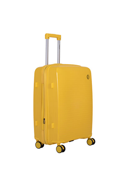CASLON Troler Cabină Basic 65 cm, Polipropilenă (PP), 4 Roți Duble 360°, Lacă...