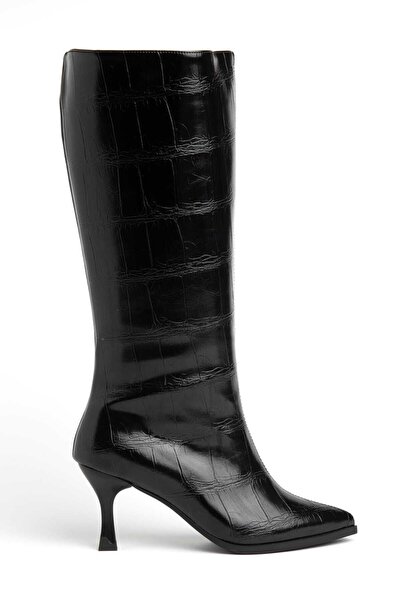 CHICELLA Knee-High Boots - Black - Stylish/Night