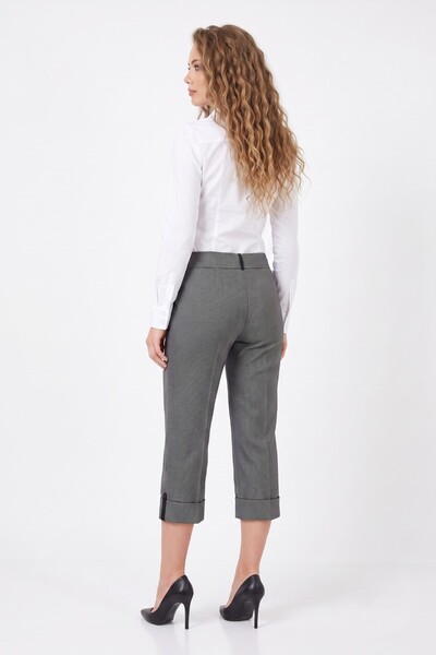 BAGLAN Kadın Bermuda Duble Paça Pantolon BGL-00009515