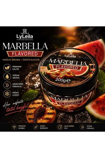 LyLeila Marbella Premium Bitkisel Karışım Hookah Nargil Aroma (Aromatic Blend...