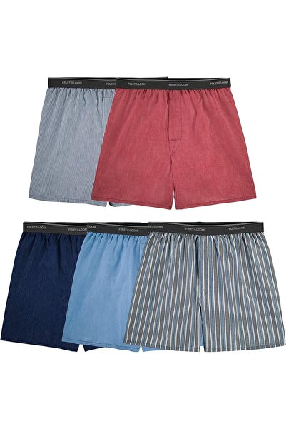 Fruit of the loom Fruit of the Loom Men's Plaid Tartan Woven Boxer Briefs, Mu...