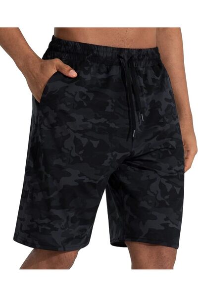 GENERAL The Gym People Men's Lounge Shorts with Deep Pockets Loose Fit Jersey...