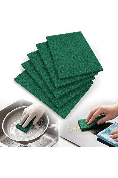Generic Scouring Pads Heavy Duty Dish Scrubber 6 PCS Non-Scratch Cleaning Reu...