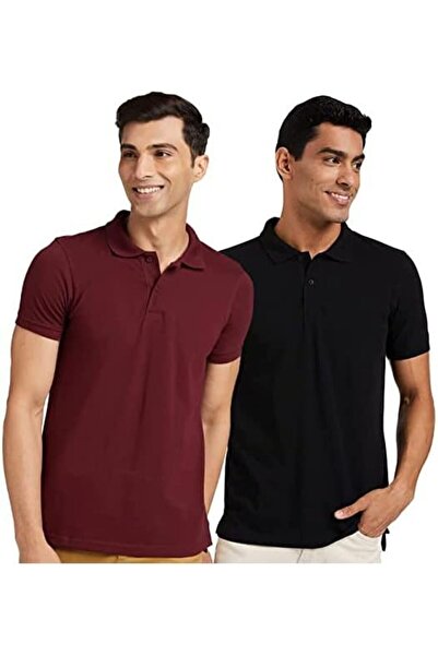 GENERAL Amazon Brand Men's Regular Fit Solid Color Half-Sleeve Polo Shirt - S...