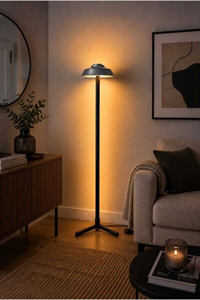 Elizim Home Lighting Arven Karya Modern Lambader – Metal Ayaklı Dekoratif Otu...