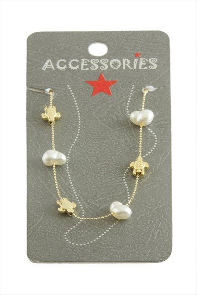 Generic Brand Turtle Pearl Anklet