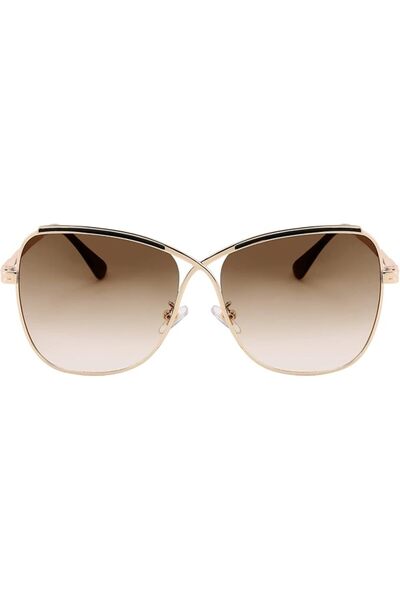 GENERAL Aviator Women's Cute Oversized Cat Eye Butterfly X-Shaped Frame Sungl...