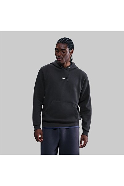 Nike Πουλόβερ - Μαύρο - Κουκούλα