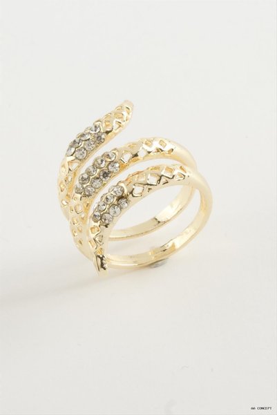 ZERO LAND CONCEPTA Snake Stone (211053) Ring, Yellow