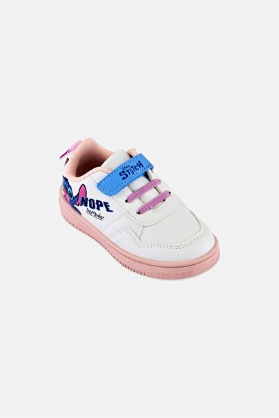 Disney Toddlers Girl Stitch Velcro Closure Casual Shoes, Multicolor