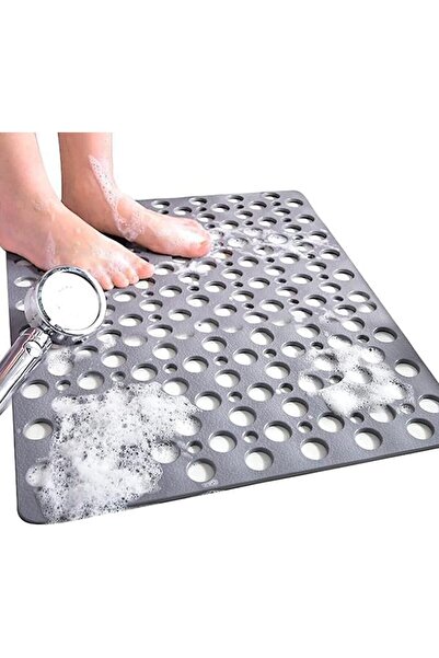 VenusOfficial Vinoso Square Shape Anti Slip Bath Mat 53*53cm Rubber Shower Ma...
