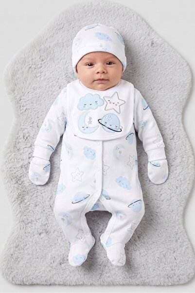 Rock A Bye Baby Boutique Toddlers Boy 5 Pieces Graphic Print Hanging Gift Set...