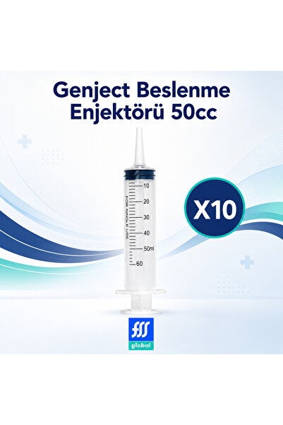 FSS GLOBAL Genject Beslenme Enjektörü 50cc 10'Lu