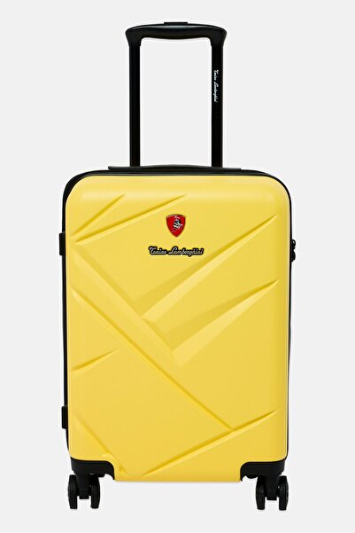 Tonino Lamborghini 25 Inch Hardshell Check In Spinner Luggage, Yellow