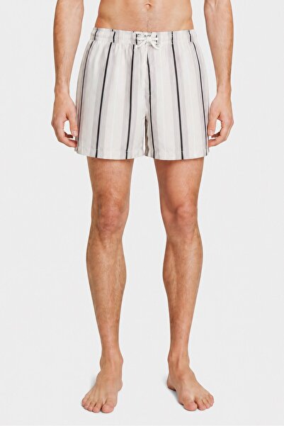 Brave Soul Men Stripe Board Shorts, Multicolor