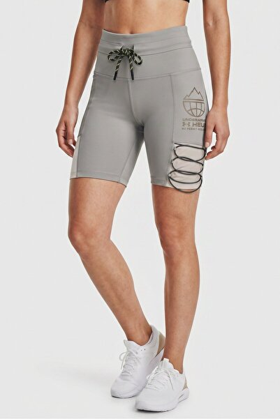 Under Armour Women Sportswear Fit Running Shorts, Light Grey