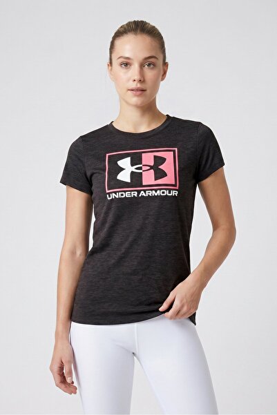 Under Armour Women Loose Fit Short Sleeve Training T-Shirt, Black