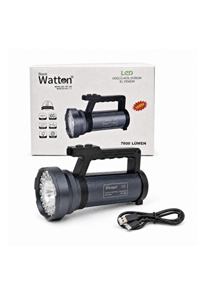 Watton WT-399 750 Metre Menzilli Şarjlı Powerbank Özellikli Profesyonel El Fe...