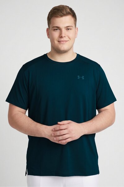 Under Armour Men Fitted UA Iso-Chill Short Sleeve Training T-Shirt, Teal Green