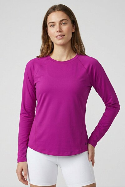 Under Armour Women Sportswear Fit Long Sleeve Training Top, Purple
