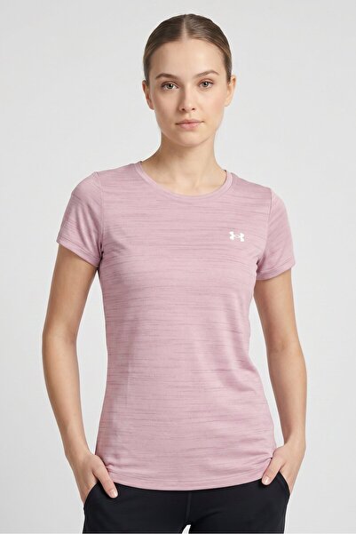 Under Armour Women Loose Fit Short Sleeve Training T-Shirt, Old Rose