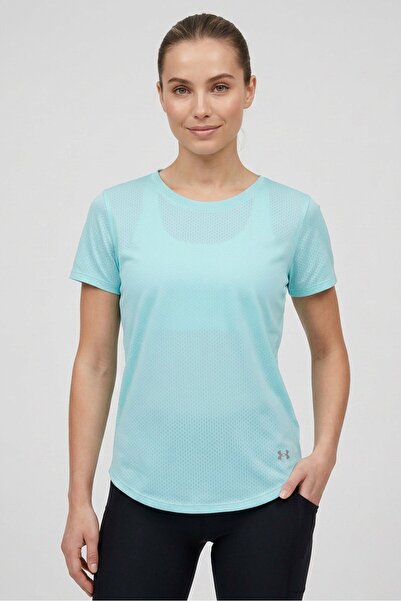 Under Armour Women Fitted Short Sleeve Training T-Shirt, Turquoise