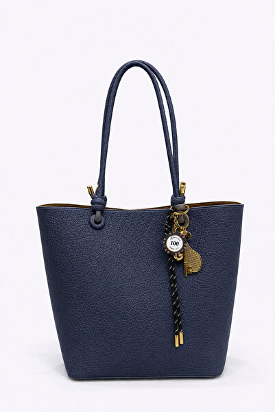 Krista Bell Shoulder Bags - Dark blue - Faux leather