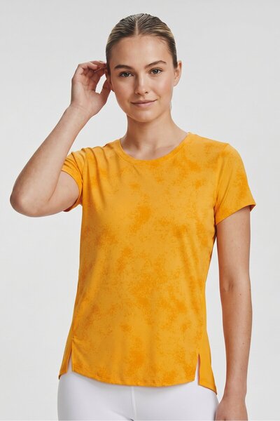 Under Armour Women Fitted Short Sleeve Training T-Shirt, Orange