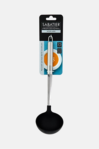 sabatıer Professional Non-Scratch Nylon Ladle, Black