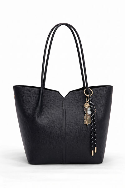 Krista Bell Shoulder Bags - Black - Faux leather