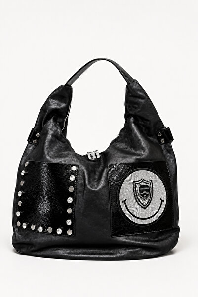 Krista Bell Shoulder Bags - Black - Faux leather