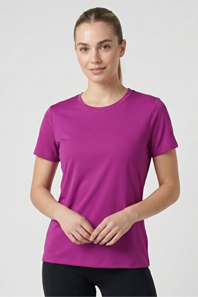 Under Armour Women Fitted Short Sleeve Training T-Shirt, Purple
