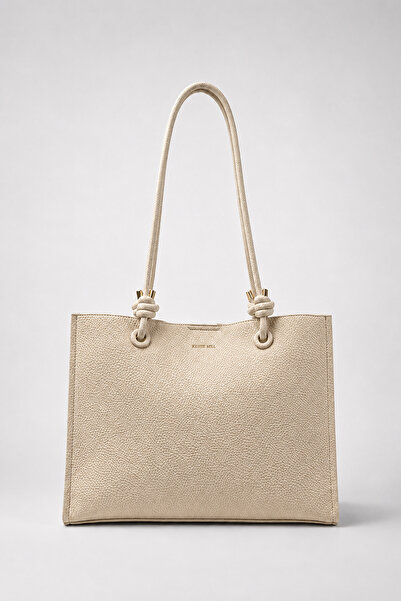 Krista Bell Shoulder Bags - Beige - Faux leather